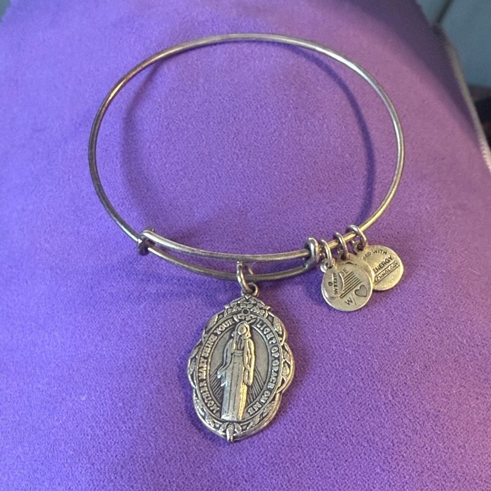 Alex and Ani Religious Charm Bangle Bracelet